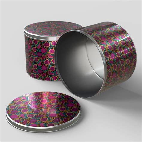 decorative metal box|decorative metal round containers.